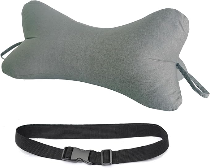 Neck & Cervical Pillows Dog Bone Shaped Travel Neck Pillows With Washable Removable Cover Have Loops On Either End For Car Bus Truck Driving Comfort Head Rest Support Neck Chiropractic Pillow (Color
