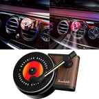Car Vent Clip Aromatherapy Fragrance Diffuser, Car Retro air freshener Clip Car Record Player Design Turntable Perfume Vent Outlet