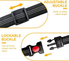 2-Pack Dog Car Seat Belt, 3-in-1 Headrest-Mounted Dog Seatbelt for Car, Adjustable Nylon Pet Safety Leash with Elastic Buffer & Reflective Stitching, Durable Car Harness for Dogs Fits Most Vehicles