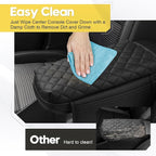 FIILINES Center Console Cover for Chevrolet/Chevy Trax 2024-2026, with Side & Hidden Pockets Armrest Cover Pad Cushion Protector Trax Accessories Armrest Cover Anti-Scratch
