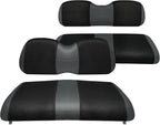 Golf Cart Front and Rear Seat Covers for Club Car Precedent 2004 and Up, Durable Polyester Fabric Club Car Precedent Seat Covers, Breathable Washable