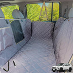 iBuddy Dog Seat Cover for SUV and Small Truck, Waterproof Car Hammock Heavy Duty Back Seat Cover for Dog with Mesh Window Durable Scratchproof Pet Car Seat Protector for Rav4 CR-V Jeeps