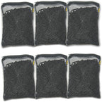 Aquacity™ Activated Charcoal Carbon Pellets in Free Mesh Media Bags for Aquarium Fish Pond Tank Canister Filter (6-Pack (6 lbs))