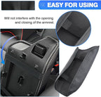 Autorder Center Console Cover for 2019-2023 Ford Ranger Accessories Armrest Cover Carbon Fiber Middle Console Pad Anti-Scratch Armrest Protector (NOT for 2023 Ranger XL/Raptor/Wildtrak)