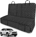 Dog Car Seat Cover for Back Seat Compatible with Toyota RAV4 RAV-4 Tacoma CHR 2000-2025 2026 Accessories, Waterproof & Non-Slip Car Pet Bench Rear Seat Covers