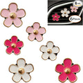 6 Pieces Daisy Air Vent Clips Flower Decoration Car Air Freshener Clips Air Conditioning Outlet Clip Charm Colorful Car Interior Decor Accessories for Girls Women