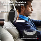 2Pcs Car Neck Pillow, Ultra Comfortable Car Headrest, Ergonomic Car Headrest Pillow, Relieve Driving Fatigue and Maintain Correct and Comfortable Sitting Posture, Suitable for Driving (Grey)