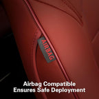 EKR Camry Seat Covers for Toyota Camry L, LE, SE 2018-2024 & SE Nightshade 2020-2024,(Not for Hybrid) Leather Car Seat Cover Full Set for Trucks SUV-Faux Leather (Burgundy)