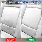 White Leather Recoloring Balm with 100ml Mink Oil,Leather Couch Scratch Remover,Leather Repair kit for Vinyl Furniture and Car Interior,Leather Dye Paint,Mink Oil for Leather