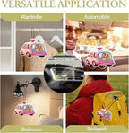 Personalized Valentine's Day Car Air Freshener with Pictures, I Love You, Drive Safe, Fun Couple Gift, Hanging 2Pack