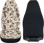 Car Seat Covers Elastic Fabrics Camo Duck Hunter Car Seat Covers Front Seats Only Universal Fit for Most Vehicles, Easy to Install and Clean Accessories All-Season Protection