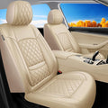 Fit for Venue Seat Covers Compatible with Hyundai Venue 2020-2026 - Waterproof Breathable Leather Automotive Seat Cushions Protector,Only 2 Front seat Covers(Beige)