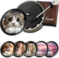 Sonloka Personalized Car Air Freshener, Car Vent Decoration, Unlimited Creativity, Double Sided Printing Customized Car Diffuser with Picture. (L, 6 Pcs CD)