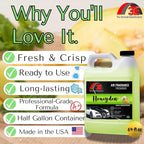 3E Car Air Freshener Concentrate – 64 oz – Professional Automotive Fragrance – Multiple Scents (Honeydew)