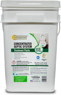 Instant Power Septic System Treatment Dissolving Pacs - Septic Tank Treatment Packets, Drain Cleaner Liquid Clog Remover for Septic System, Drain Defense for RVs - Includes 200 Pacs