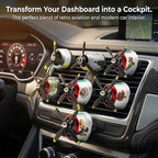 P-40 Warhawk Car Air Freshener with Spinning Propeller - Vent Clip Dashboard Decor for Men, Long Lasting Odor Eliminator & Aviation Gift (Style-H)