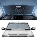 Autorder Windshield Sun Shade Umbrella for 2019-2026 Dodge RAM 1500 Accessories,Upgraded Ice Crystal Material,Easy Setup Umbrella Sunshade for Car Windshield,100% Sun Blocking