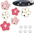 Daisy Cute Car Decoration Flower Vent Clip - Air Conditioning Outlet Clip - Colorful Car Accessory Set, SCENTED-Mixed