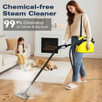 Steam Cleaner, Steam Cleaner For Home, Handheld Steamer For Cleaning With 21 Accessories, 248 °F High Temperature, Suitable for Grout, Floor. Sofas, Upholstery, Mop Replacement Pads