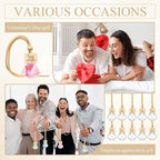 20 Pcs Employee Appreciation Gifts Bulk Empty Car Diffuser Air Freshener Ornament Hanging Glass Essential Oil Bottle Thank You Gift for Staff Teacher Students Nutritionist