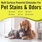 Multi-Purpose Probiotic Enzyme Citrus Cleaner, 1/2 Gallon (64 oz.) - Pet Stain and Odor Remover - Concentrated - Professional & Home Strength Drains, Floors, Bathrooms, Toilets Trash Can, Made in USA