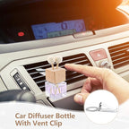 20 Pack Car Air Freshener Diffuser Bottle with Vent Clip Empty Perfume Diffuser Bottle Essential Oil Diffuser Bottles Car Auto Fragrance Ornament Decor