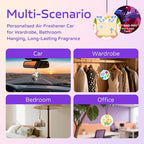 HINFKA 10-1000 Pcs Custom Air Fresheners with Picture – Personalized Double-Sided Photo or Logo Bulk Air Freshener, Customized Gifts for Corporate and Business Branding