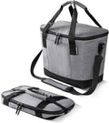 CleverMade Collapsible Insulated Cooler Bag – Leakproof Soft Cooler for Beach, Travel, Car – Bottle Opener