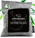 Nature Fresh Premium Bamboo Charcoal Air Purifying Bag - Scent Free Odor Eliminator for Home and Car- Kid and Pet Friendly Air Fresheners and Odor Absorber - Activated Charcoal 1x 500g