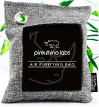 Nature Fresh Premium Bamboo Charcoal Air Purifying Bag - Scent Free Odor Eliminator for Home and Car- Kid and Pet Friendly Air Fresheners and Odor Absorber - Activated Charcoal 1x 500g