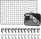 XCAR 64"x 39"x 4" Universal Roof Rack Basket Black with 3' x 4' Cargo Net and Rooftop Cargo Carrier Bag 15 Cubic ft - Car Top Luggage Storage Holder Baskets for SUV Truck Vehicle