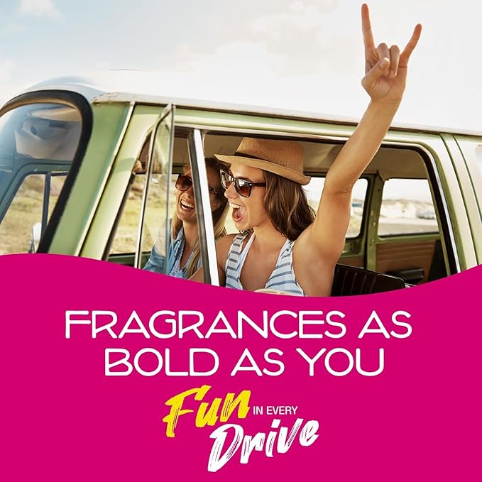 California Scents Power Bloc Car Air Freshener,Coronado Cherry Scent,(Pack of 12)