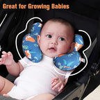 KAKIBLIN Baby Neck Pillow, Upgraded Baby Support Pillow,Baby Neck Support Pillow for Carseat, Newborn Neck Support for Car Seat,Pushchair,Travel