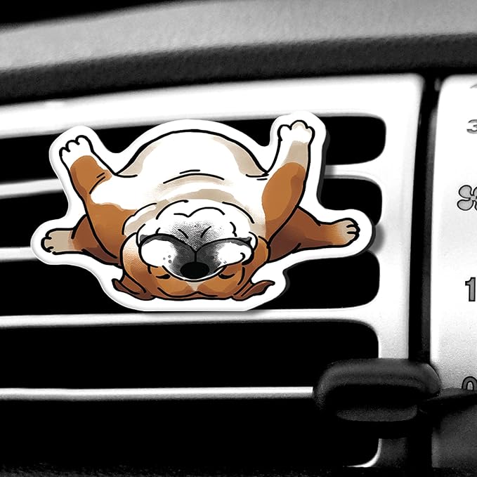 WIRESTER Fresh Scented Car Air Freshener Vent Clip, Decorative Accessories, Interior Decoration for Cars - Cow Cute, Fish, Baby Horse, Flower, Heart