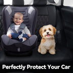 coverdream RAV4 PHEV Leather Seat Covers Full Set for 2019-2025 Toyota RAV4 Hybrid XSE,Hybrid SE,Prime SE/XSE,Fully Covered,Luxury Waterproof Car Seat Protector (Black & Diamond)