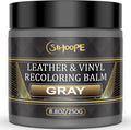 2025 New Advanced Leather Recoloring Balm,Gray Leather Repair Kit for Furniture,Leather Dye Filler,Couch Paint and Repair,Leather Color Restorer for Couches,Leather Scratch Remover for Car Interior