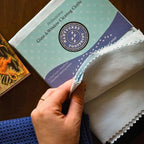 Superior Window Cleaner Kit - Window and Glass Cleaning Cloth, Streak-Free Windows - Microfiber Towel Cleaning Kit for Windows, Mirrors, Car Windshield - Blue