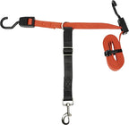 PetSafe Happy Ride Dog Zipline - Secure Backseat Mobility Dog Travel Restraint - Decreases Driver Distraction - Adjustable Strap & Quick-Release Tether Clips - Tool-Free Installation