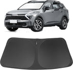 Windshield Sun Shade Custom Fit for 2023 2024 2025 2026 Kia Sportage Accessories Foldable Sunshade Sun Blocker Protect Car from Sun Rays & Heat Damage Keep Your Car Cooler