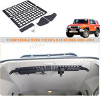 Car Trunk Roof MOLLE Panel Bracket Compatible with Toyot@ FJ Cruiser 2007-2021, Overhead MOLLE Panel Storage, Inner Rear Roof Hanging Bag Rack Holder (Rear)