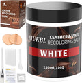 Leather Recoloring Balm, Leather Color Restorer, Leather Restorer for Couches, Leather Scratch Remover, Leather Scratch Repair, Leather Repair Kit for Furniture, Leather Dye (White)