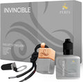 Invincible Gift Set Car Air Freshener for Men | Car Air Freshener Vent Clip 38ml Gift Set | Odor Eliminator Car Perfume Diffuser by Perfa
