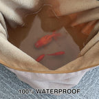 Leader Accessories 2pcs Beige Waterproof Towel Auto Car Seat Cover Protector Machine Washable - Fit Yoga Running Crossfit Athletes Beach Swimming Outdoor Sports