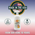 Pet Odor Eliminator – Dog & Cat Urine, Carpet Stains and Smells – Citrus Cleaner – Non-Toxic, Plant-Based Odor Neutralizer for Pet Beds, Carpets & Couches, USA Made (32oz)