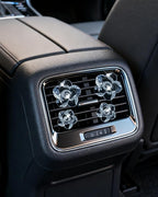 Bling Flower Air Freshener Vent Clips Car Accessories, 4Pcs Rhinestone Flower Sparkly Air Vent Clips for Fresheners Car Decoration, Airs Freshener Vents Clip for Women Gifts