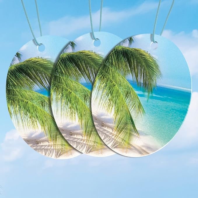 Armor All Fresh fx Car Air Freshener Hanging Card – Island Oasis Scent (3 Count)