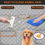 sportuli Dog Truck Rear Bench Seat Cover Replace for Ford F-Series,Chevy Silverado, Dodge Ram, 600D Oxford Cloth Heavy Duty Waterproof Non Slip Pet Truck Back Seat Cover, Fit for All Full-Size Trucks