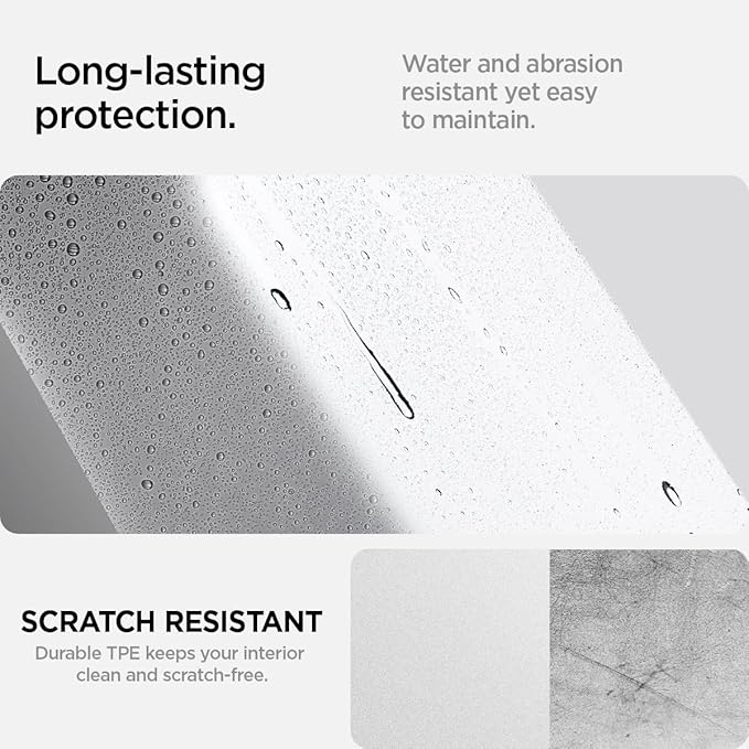 Spigen Center Console Armrest Cover for Tesla Model Y Juniper (Standard, Premium & Performance 2026/2025) and Model 3 Highland (Standard, Premium & Performance 2026/25/24) - White