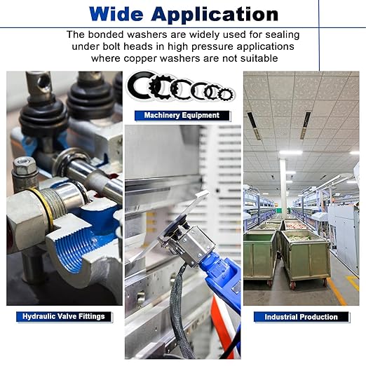 390 PCS Air Conditioning Compressor O Rings and 120 PCS A/C Sealing Washers Kit, 30 Size Air Conditioning Compressor Port Gasket, Repairs Automotive Air Conditioning Systems Bonded Washer
