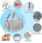 Cat Carrier Pet Carriers Airline Approved for Small Dogs Kitten Carriers for Small Medium Cats Under 15lb, Collapsible Soft Sided TSA Approved Travel Carrier, Pink